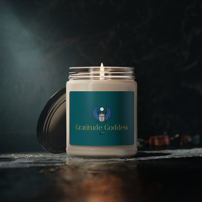 Egyptian Gratitude Goddess Scented Soy Candle – 9oz Aromatherapy Jar