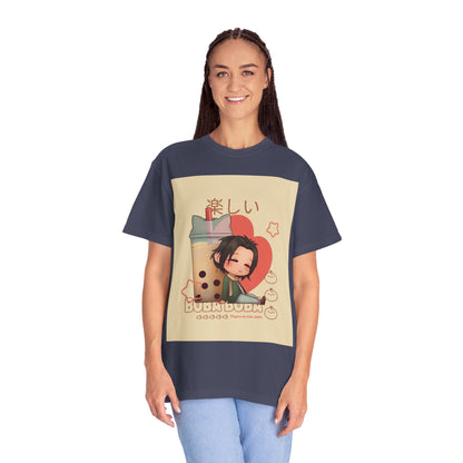 Boba Lover Anime Tee — Kawaii Bubble Tea Shirt with Japanese Text