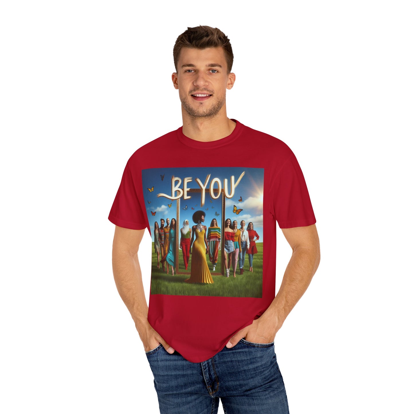 Empowering Graphic Tee, Be You T-Shirt, Unisex Casual Wear, Affirmation Apparel, Inspirational Gift, Unique Fashion Statement