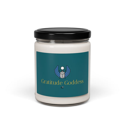 Egyptian Gratitude Goddess Scented Soy Candle – 9oz Aromatherapy Jar