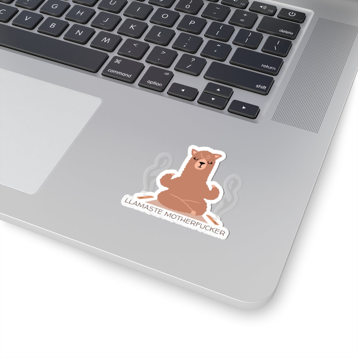 Llamaste Motherfucker Kiss-Cut Sticker — Funny Yoga Llama Decal