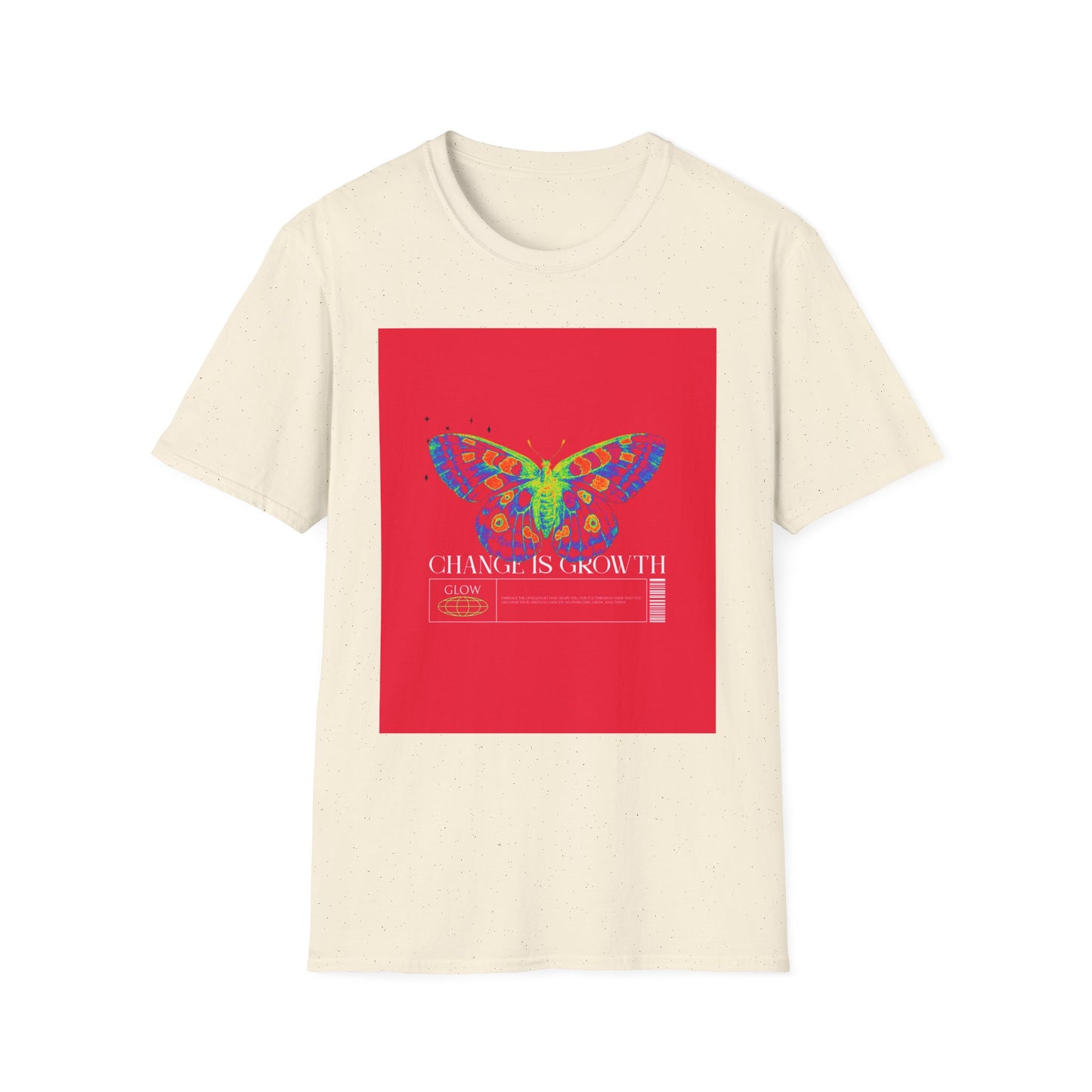 Butterfly Growth T-Shirt — Colorful 'Change Is Growth' Inspirational Tee