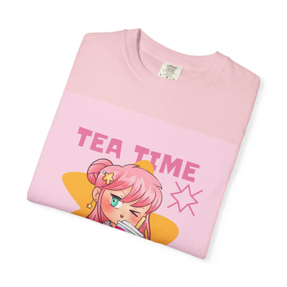 BobbaTea Time Cute Kawaii Anime Girl T-Shirt