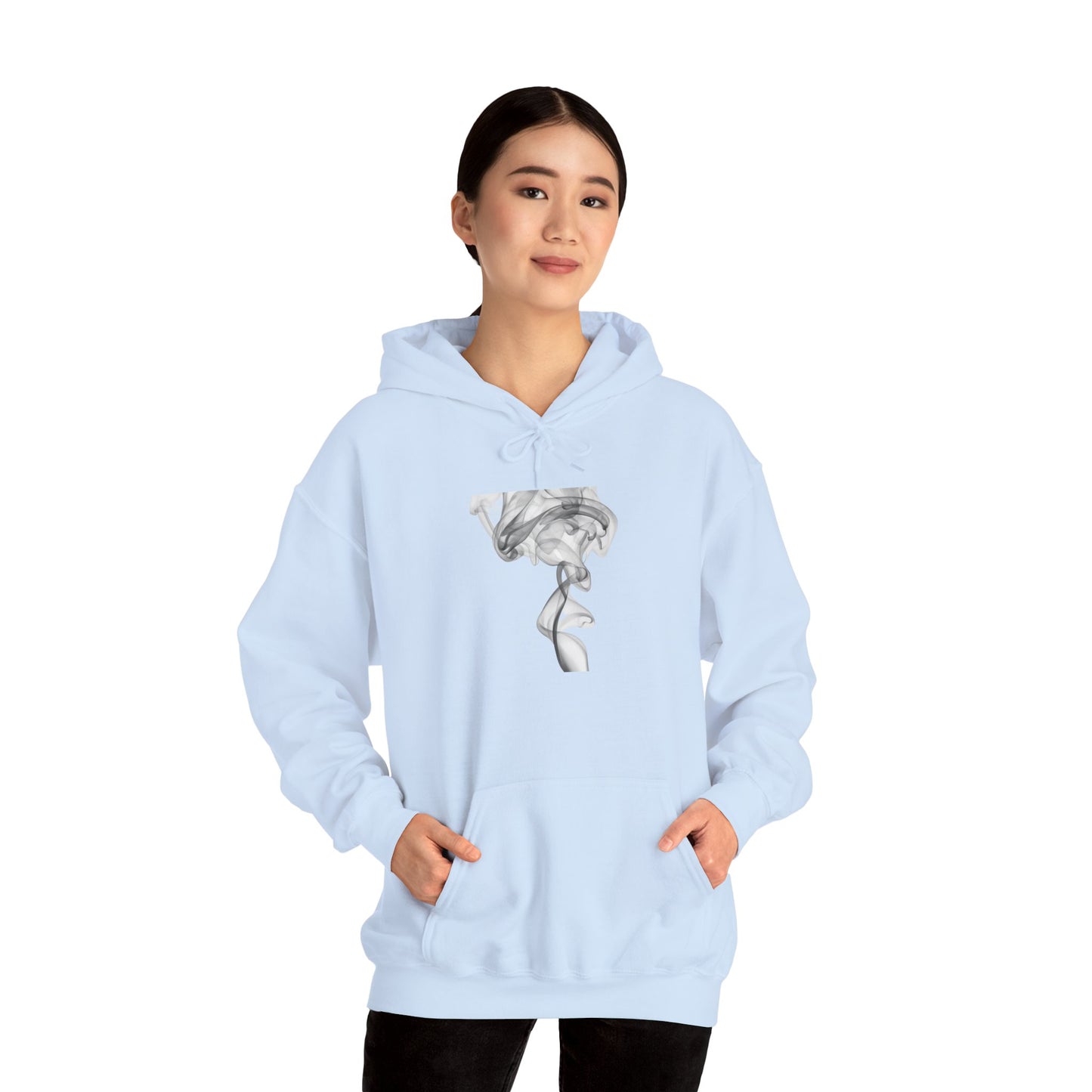 Smoke Art Hoodie — Minimal Abstract Smoke Art Pullover