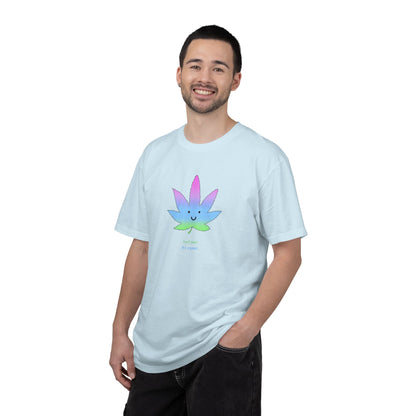 Happy Pastel Weed Leaf T-Shirt