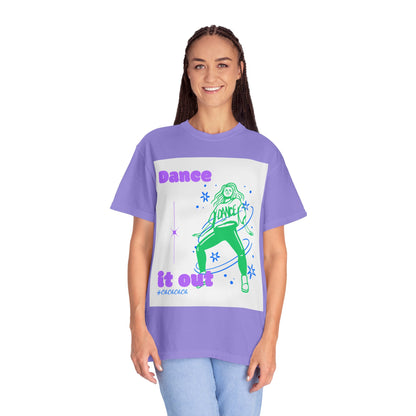 Dance It Out T-Shirt — Retro Neon Dance Graphic Tee