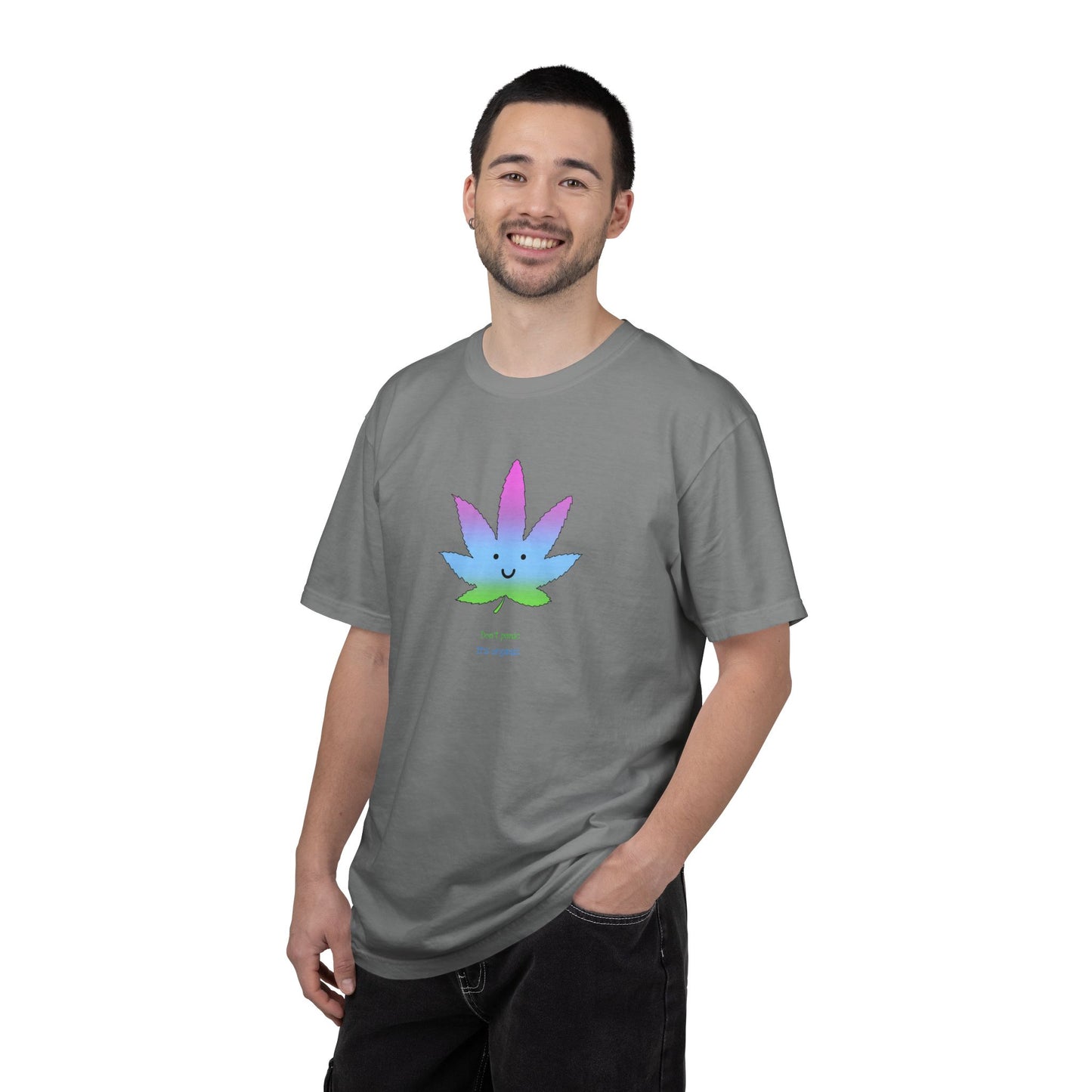 Happy Pastel Weed Leaf T-Shirt