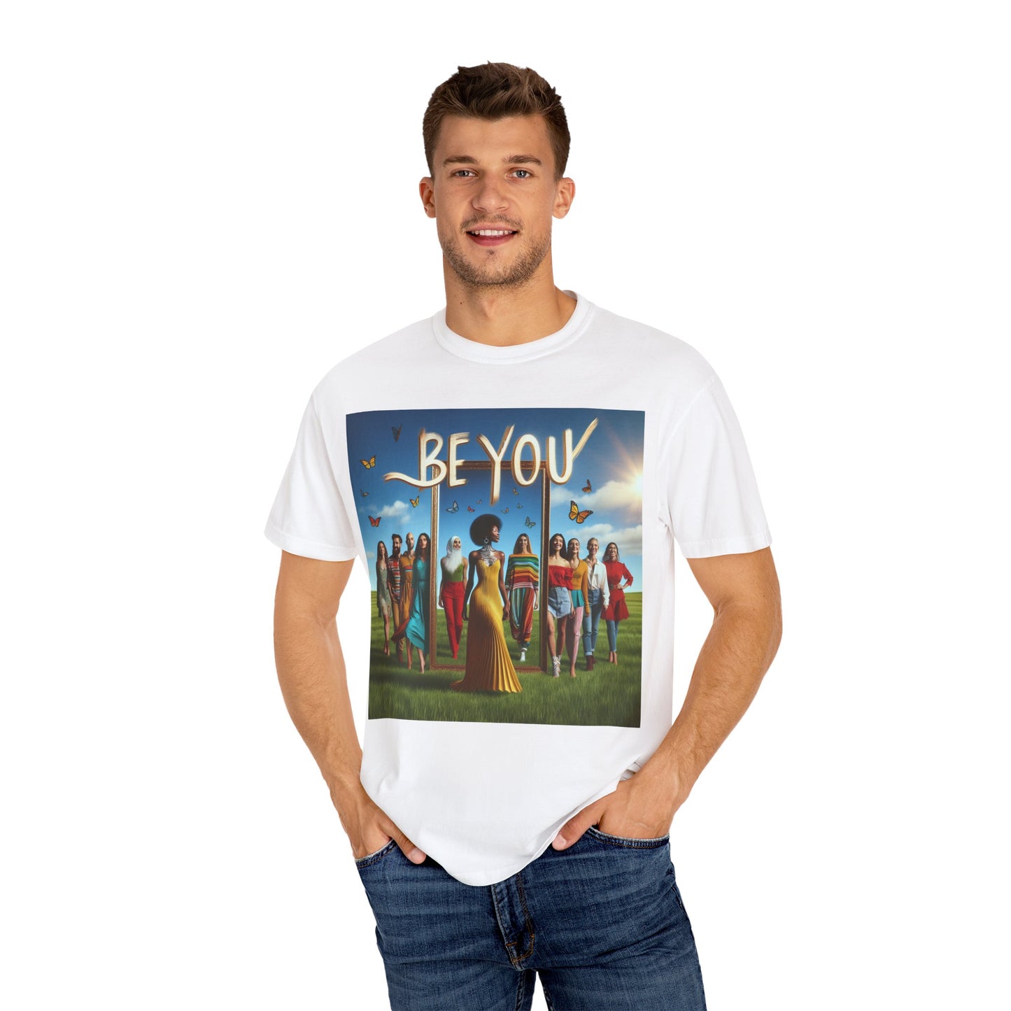 Empowering Graphic Tee, Be You T-Shirt, Unisex Casual Wear, Affirmation Apparel, Inspirational Gift, Unique Fashion Statement