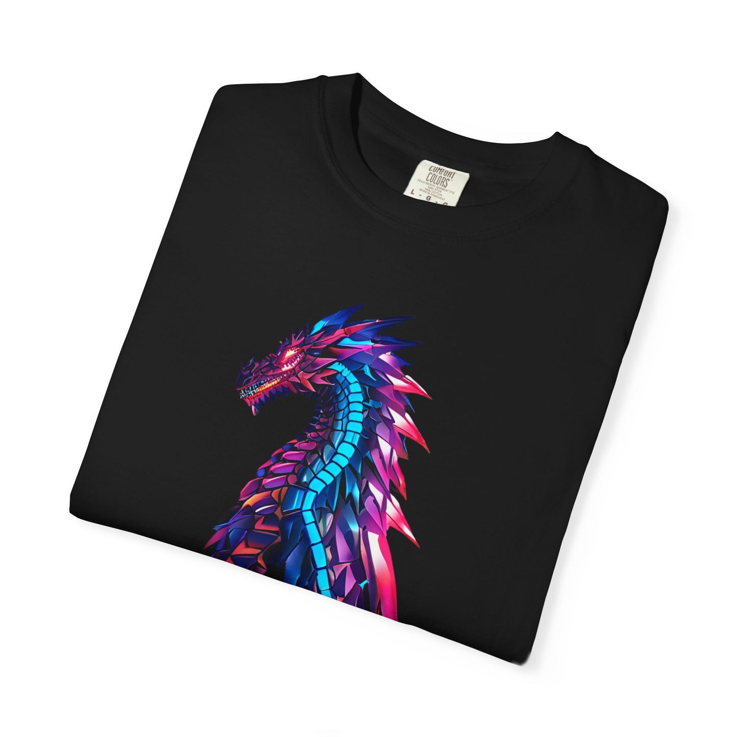 Vibrant Dragon Graphic T-Shirt, Unisex Tee, Fantasy Apparel, Gift for Dragon Lovers, Colorful Statement Top