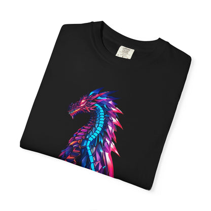 Vibrant Dragon Graphic T-Shirt, Unisex Tee, Fantasy Apparel, Gift for Dragon Lovers, Colorful Statement Top