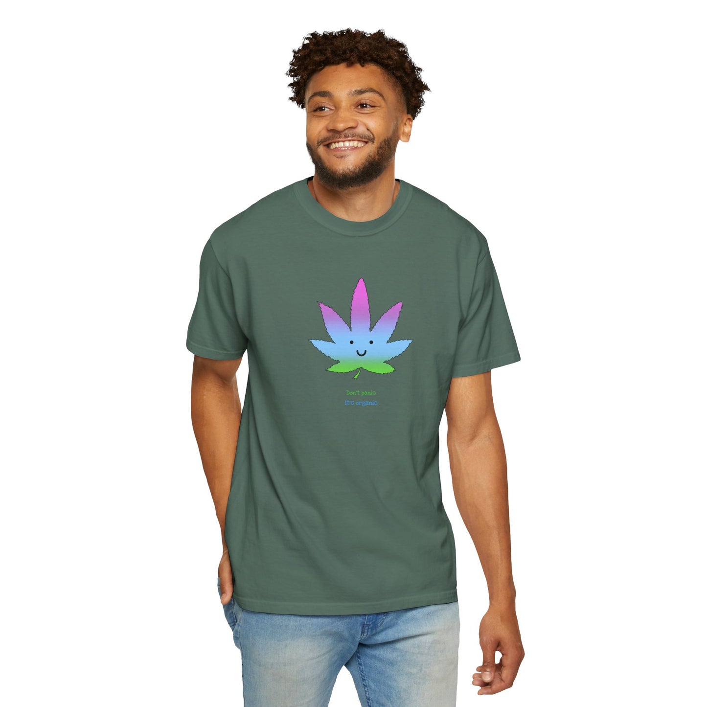 Happy Pastel Weed Leaf T-Shirt