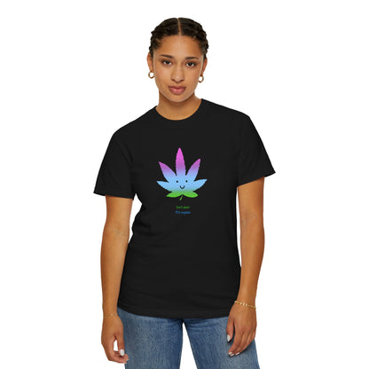 Happy Pastel Weed Leaf T-Shirt