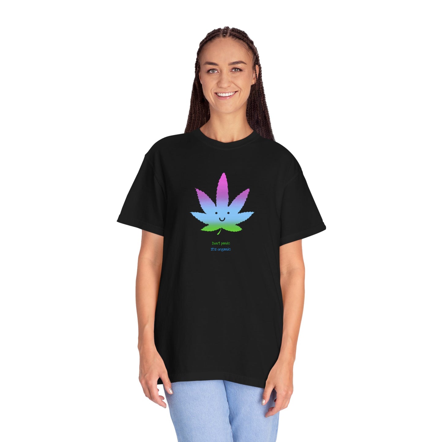 Happy Pastel Weed Leaf T-Shirt