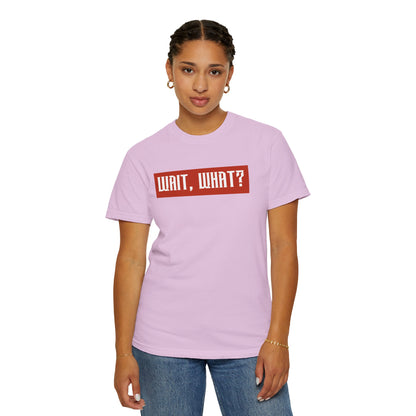 Wait, What? T-Shirt — Retro Red Box Graphic Tee