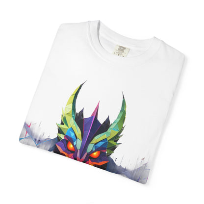 Colorful Dragon Artwork T-Shirt, Unique Graphic Tee, Unisex Casual Wear, Perfect Gift for Gamers, Birthday Gift, Art Enthusiasts