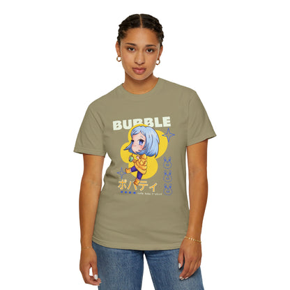 Boba Tea Anime Girl T‑Shirt — Cute Kawaii Graphic Tee with Japanese Text
