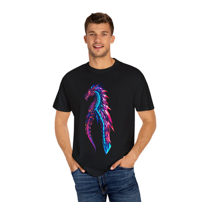 Vibrant Dragon Graphic T-Shirt, Unisex Tee, Fantasy Apparel, Gift for Dragon Lovers, Colorful Statement Top