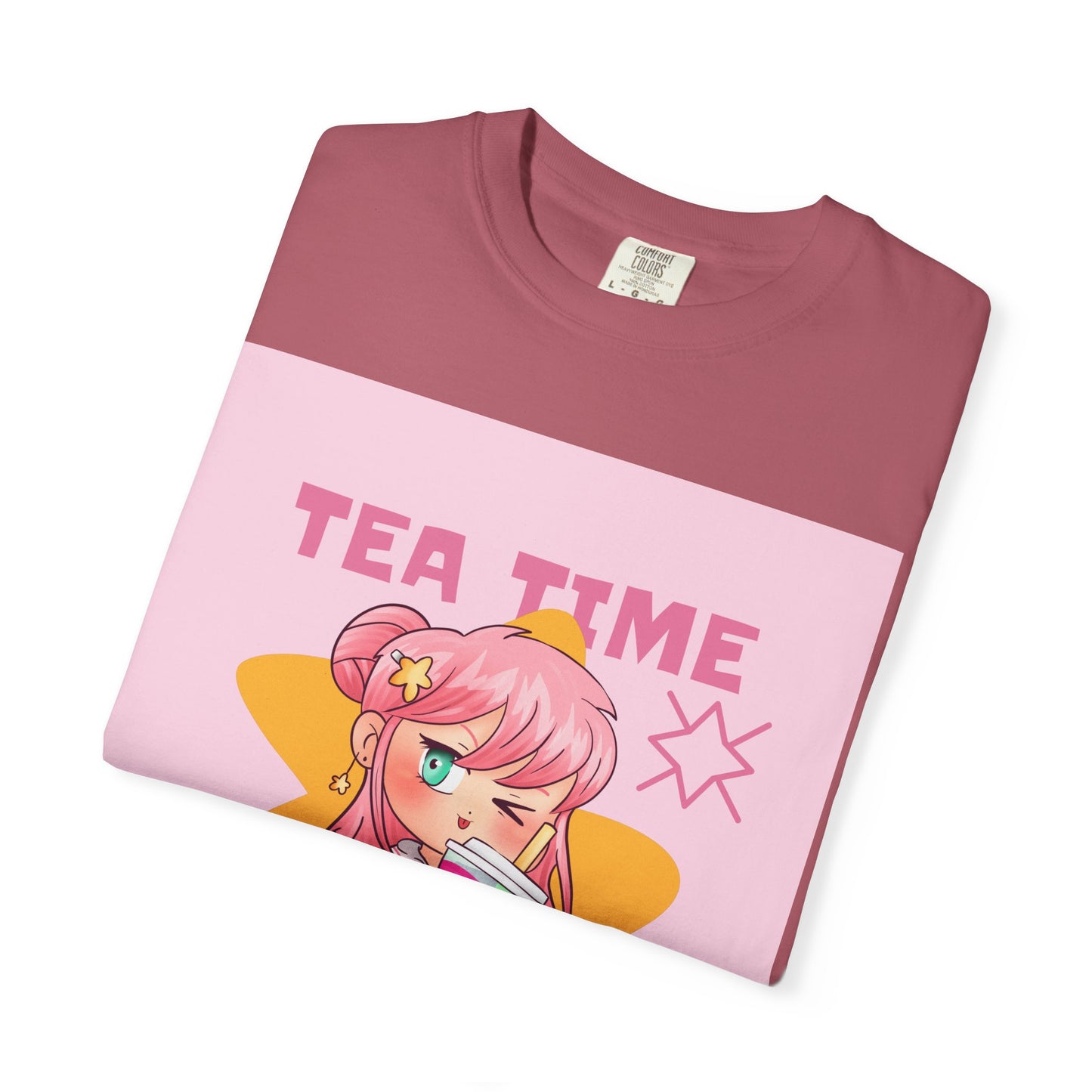 BobbaTea Time Cute Kawaii Anime Girl T-Shirt