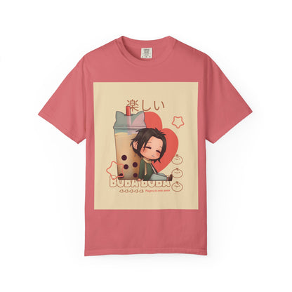 Boba Lover Anime Tee — Kawaii Bubble Tea Shirt with Japanese Text