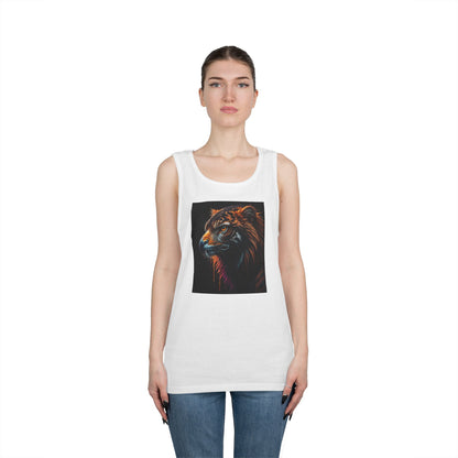 Bold Tiger Graphic Tank Top - Summer Fashion, Workout Gear, Gift for Animal Lovers, Festival Wear, Unisex Casual Top