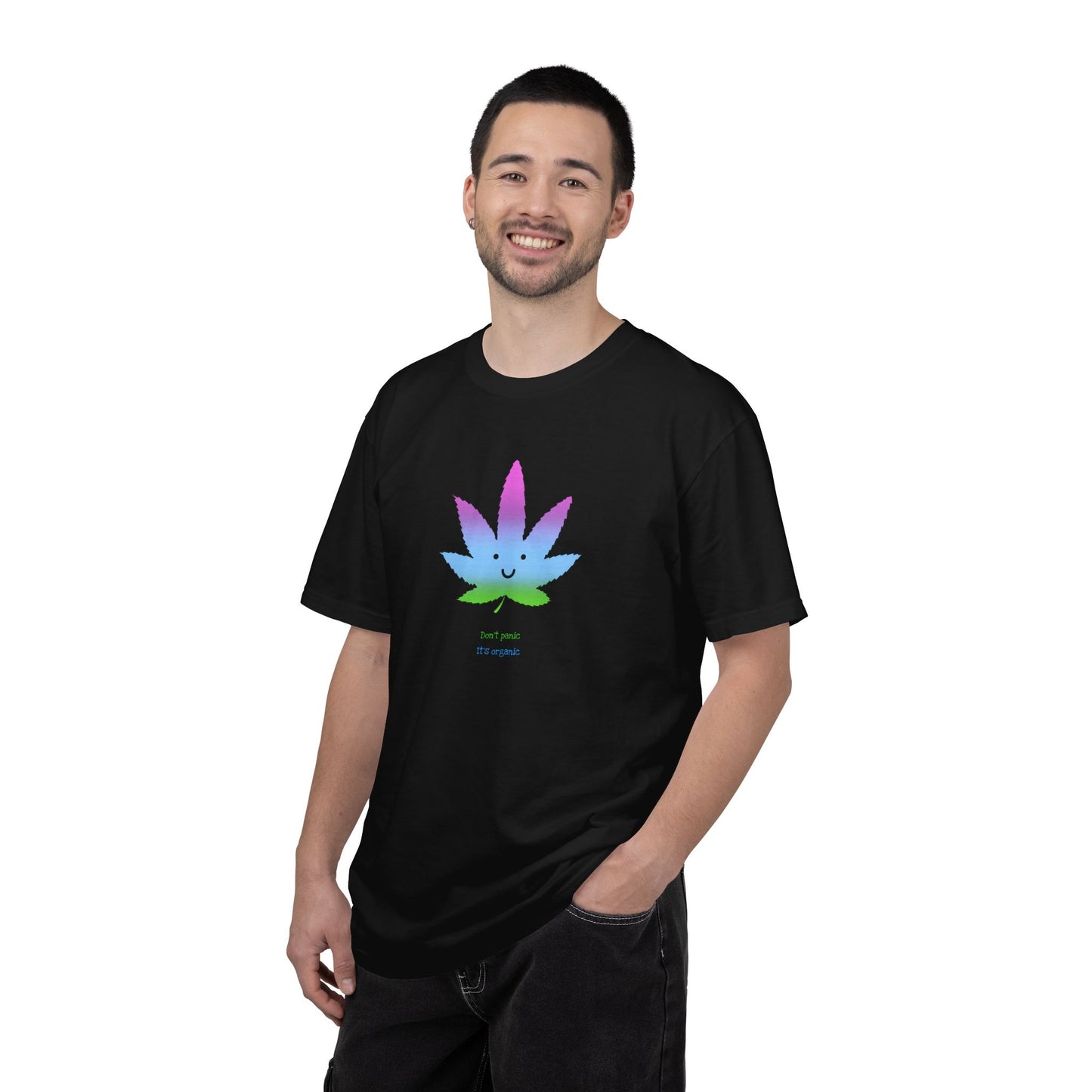 Happy Pastel Weed Leaf T-Shirt