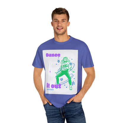 Dance It Out T-Shirt — Retro Neon Dance Graphic Tee