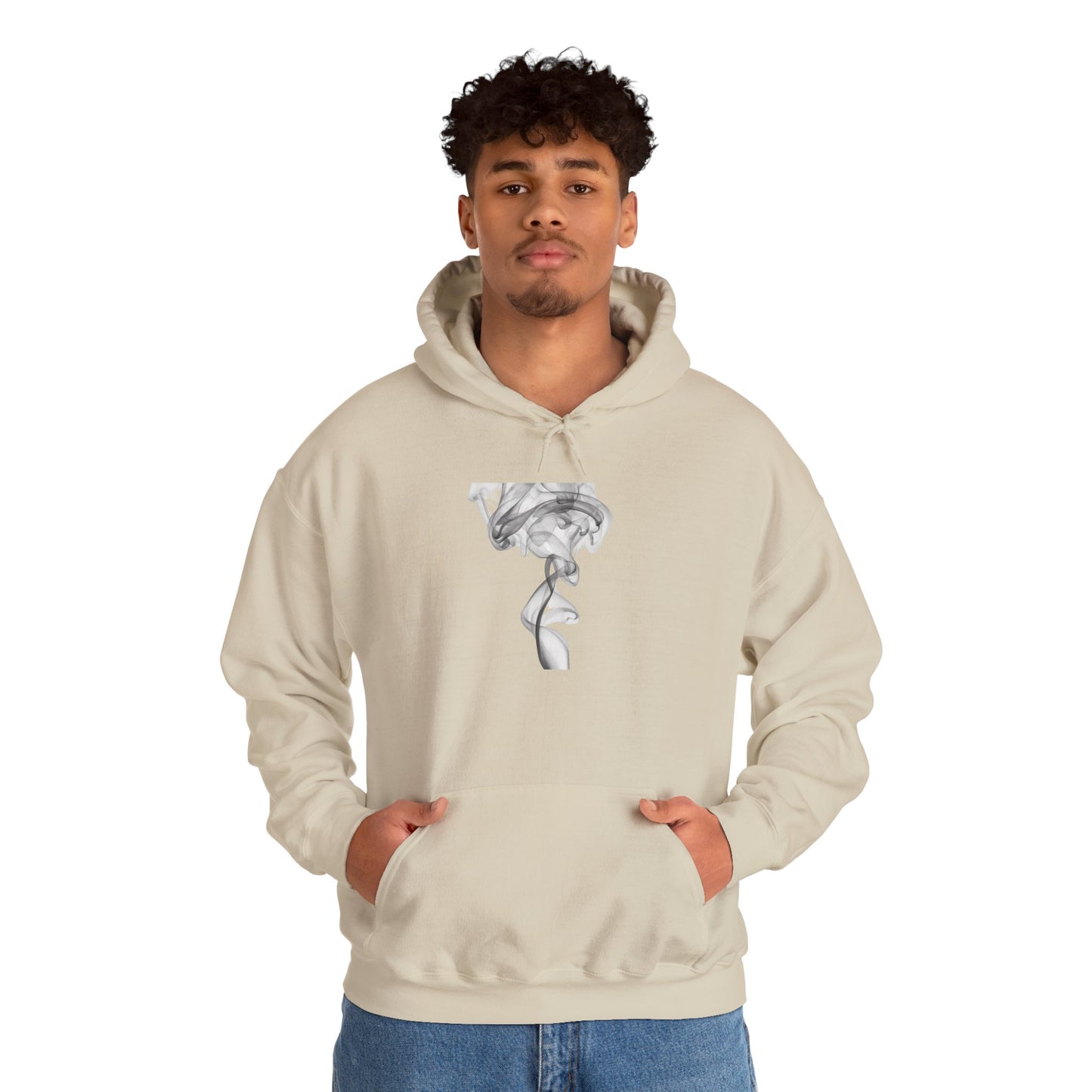 Smoke Art Hoodie — Minimal Abstract Smoke Art Pullover