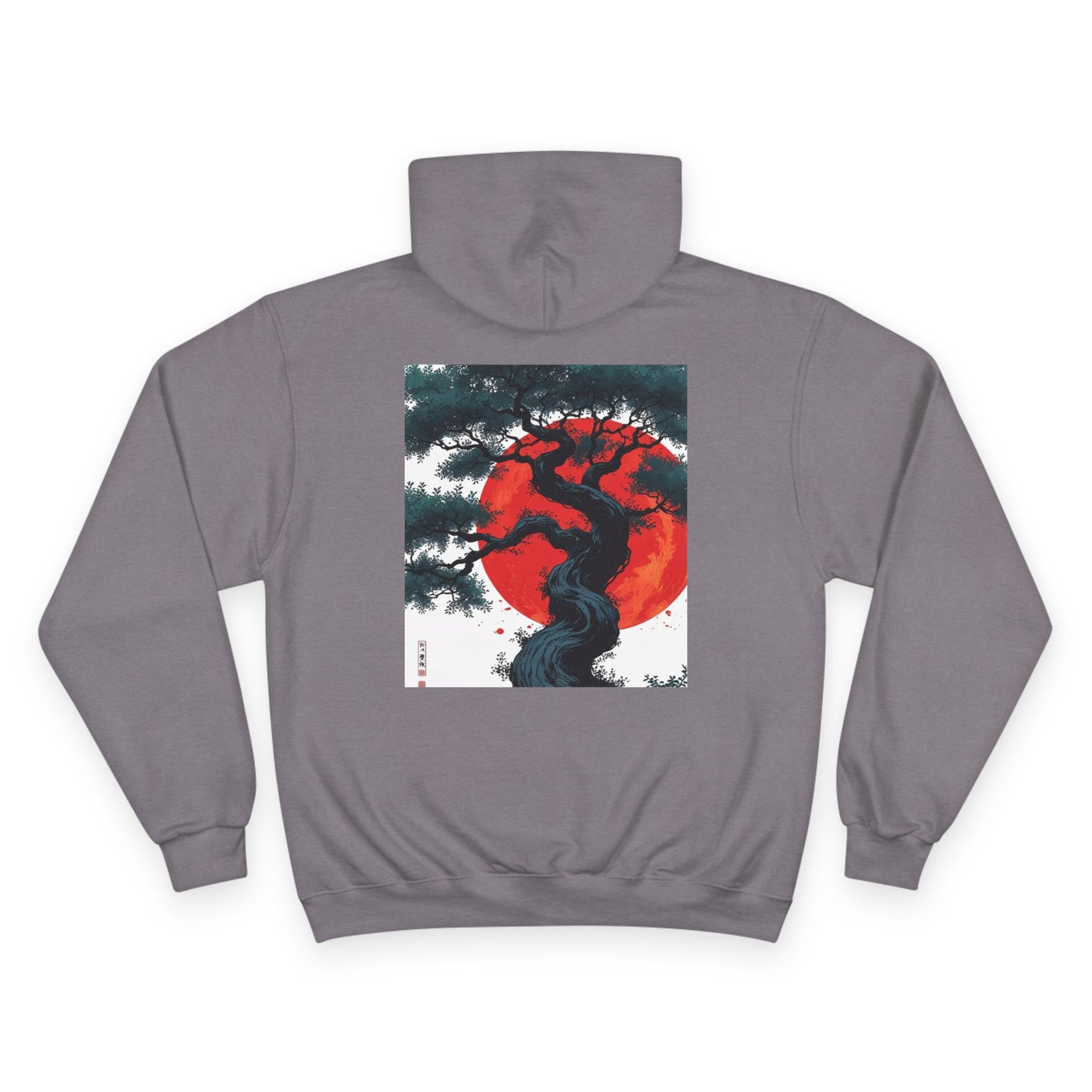 Artistic Champion Hoodie with Red Sun and Tree Design, Cozy Sweatshirt for Casual Wear, Gift for Nature Lovers, Perfect for Fall [...]