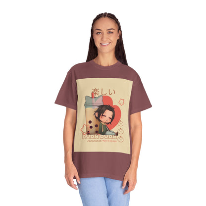 Boba Lover Anime Tee — Kawaii Bubble Tea Shirt with Japanese Text