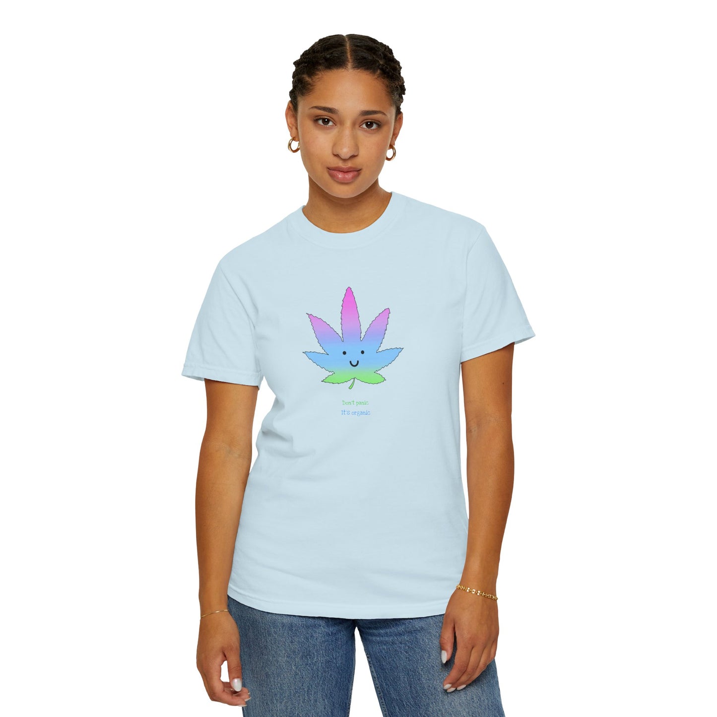 Happy Pastel Weed Leaf T-Shirt