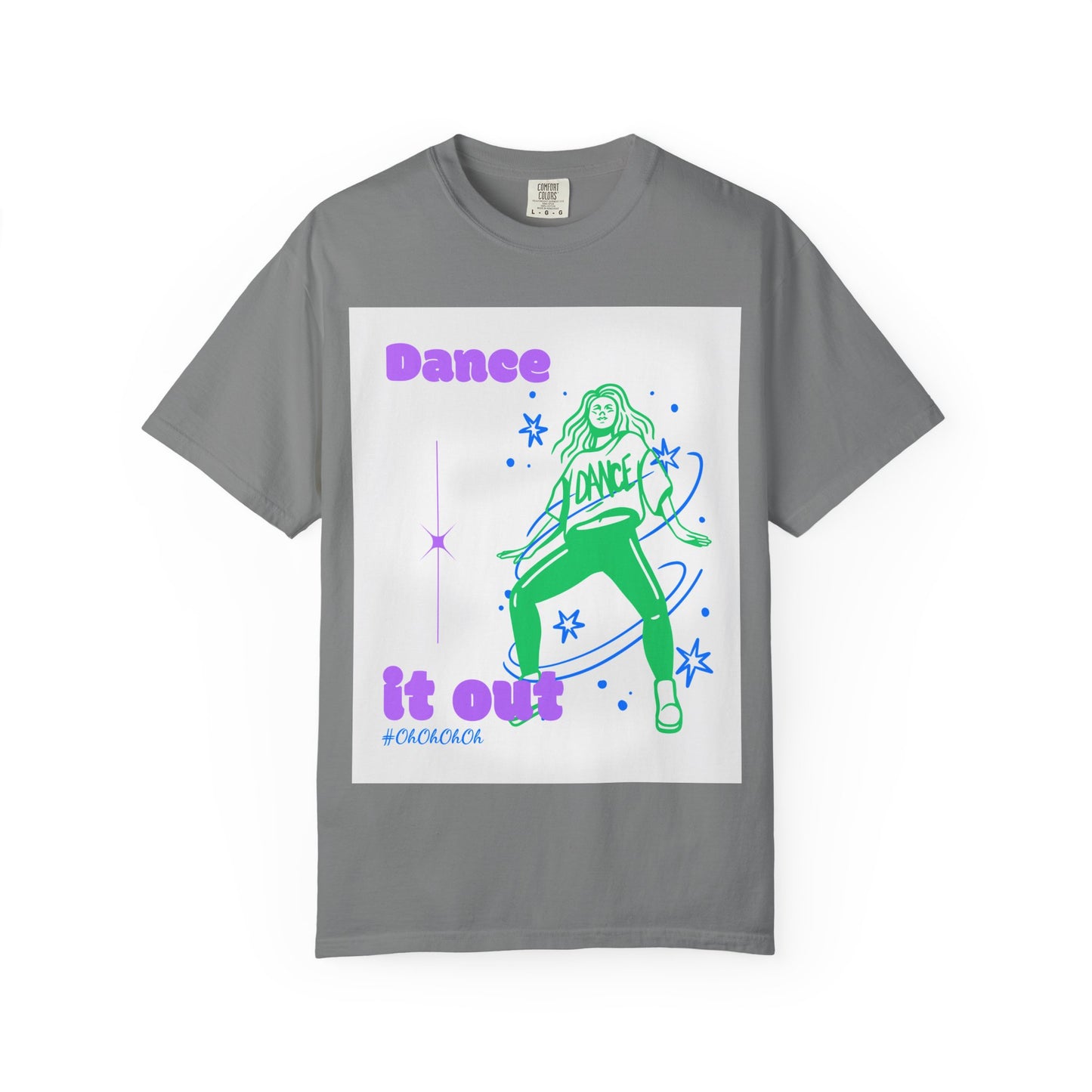 Dance It Out T-Shirt — Retro Neon Dance Graphic Tee