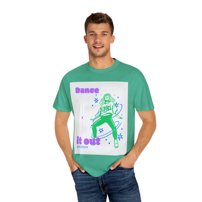 Dance It Out T-Shirt — Retro Neon Dance Graphic Tee