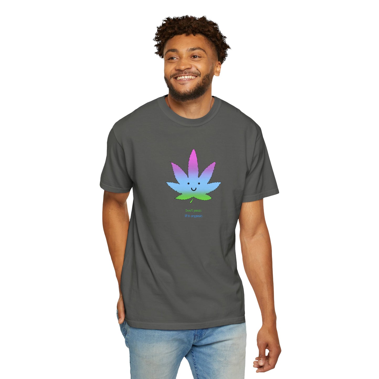 Happy Pastel Weed Leaf T-Shirt