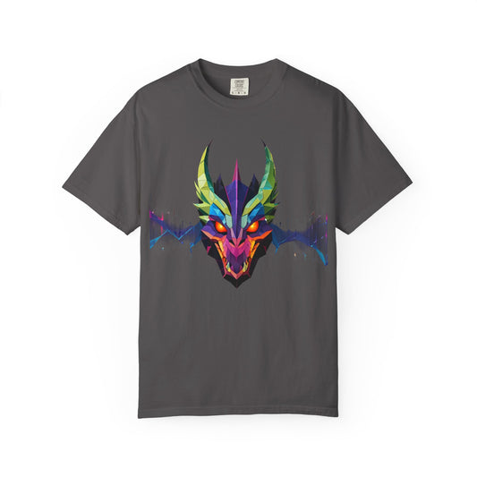 Colorful Dragon Artwork T-Shirt, Unique Graphic Tee, Unisex Casual Wear, Perfect Gift for Gamers, Birthday Gift, Art Enthusiasts