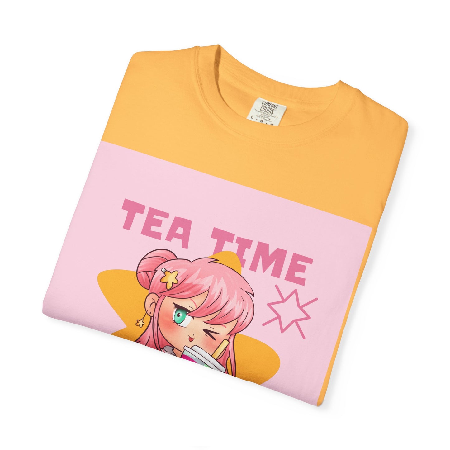 BobbaTea Time Cute Kawaii Anime Girl T-Shirt