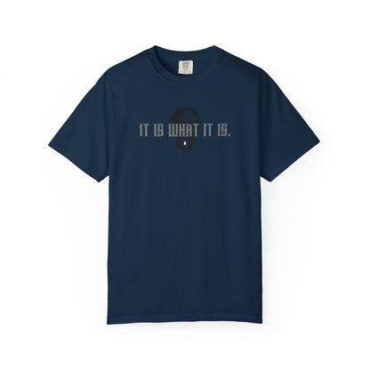 Skull Graphic T-Shirt — "It Is What It Is" Minimalist Tee
