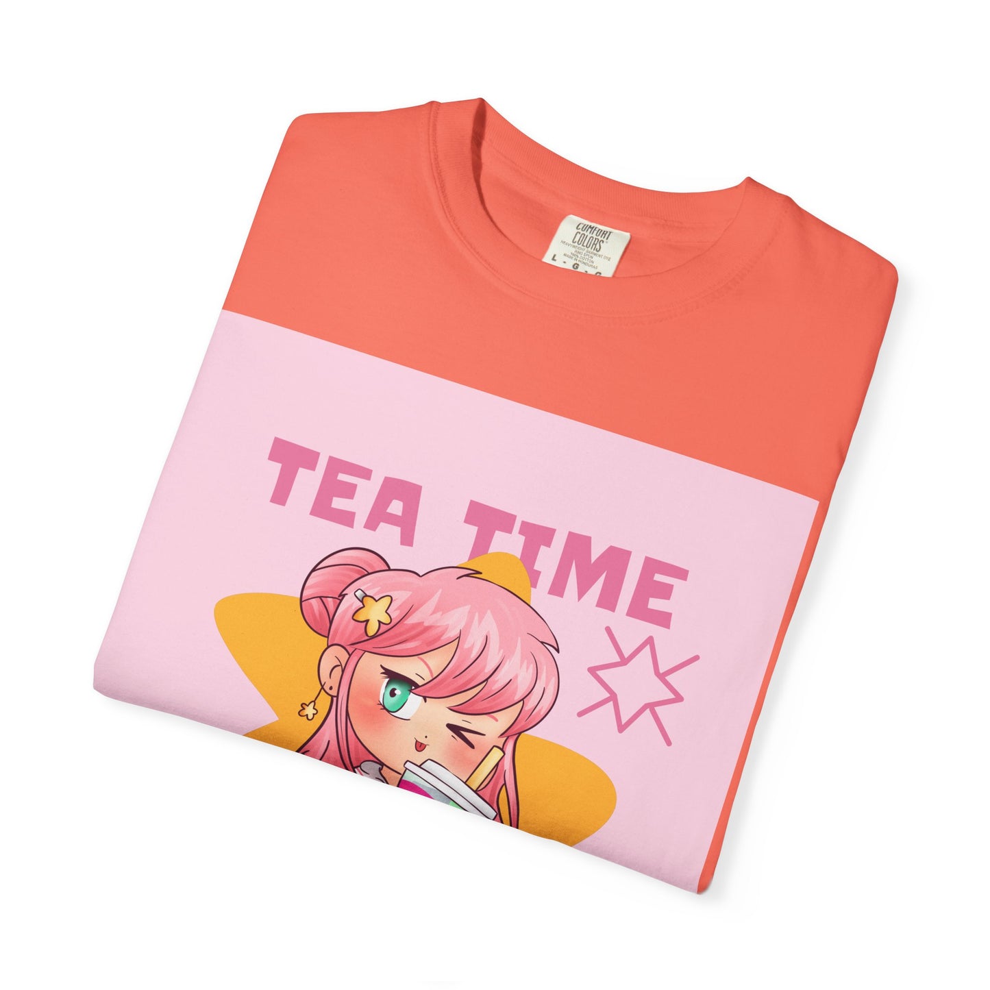 BobbaTea Time Cute Kawaii Anime Girl T-Shirt