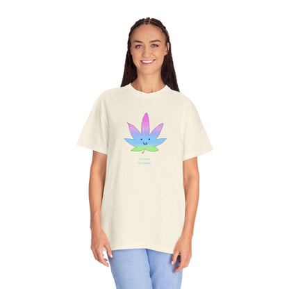 Happy Pastel Weed Leaf T-Shirt