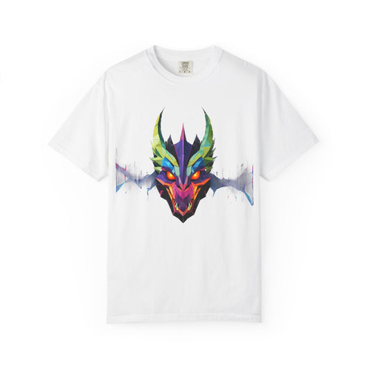 Colorful Dragon Artwork T-Shirt, Unique Graphic Tee, Unisex Casual Wear, Perfect Gift for Gamers, Birthday Gift, Art Enthusiasts