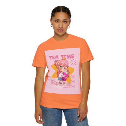 BobbaTea Time Cute Kawaii Anime Girl T-Shirt