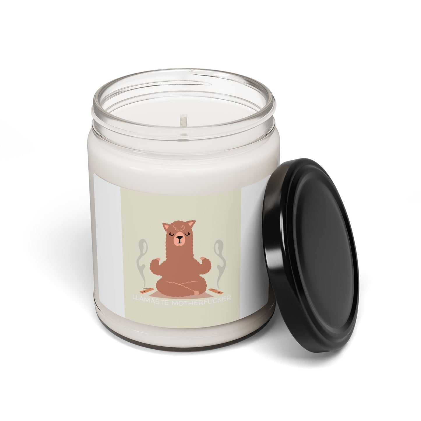 LLamaste Motherfucker Scented Soy Candle — 9oz Relaxing Aromatherapy Jar