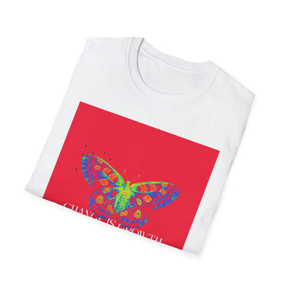 Butterfly Growth T-Shirt — Colorful 'Change Is Growth' Inspirational Tee