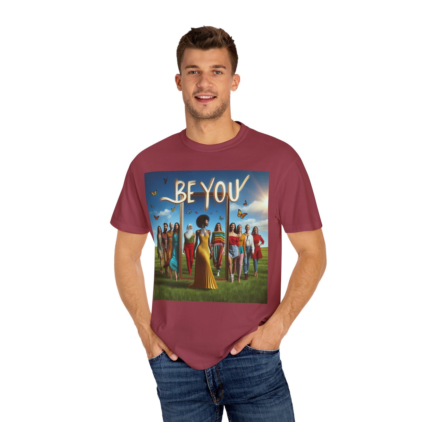 Empowering Graphic Tee, Be You T-Shirt, Unisex Casual Wear, Affirmation Apparel, Inspirational Gift, Unique Fashion Statement