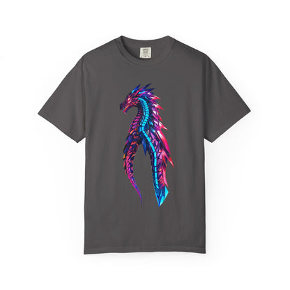 Vibrant Dragon Graphic T-Shirt, Unisex Tee, Fantasy Apparel, Gift for Dragon Lovers, Colorful Statement Top