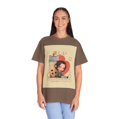 Boba Lover Anime Tee — Kawaii Bubble Tea Shirt with Japanese Text