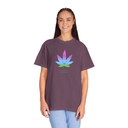 Happy Pastel Weed Leaf T-Shirt