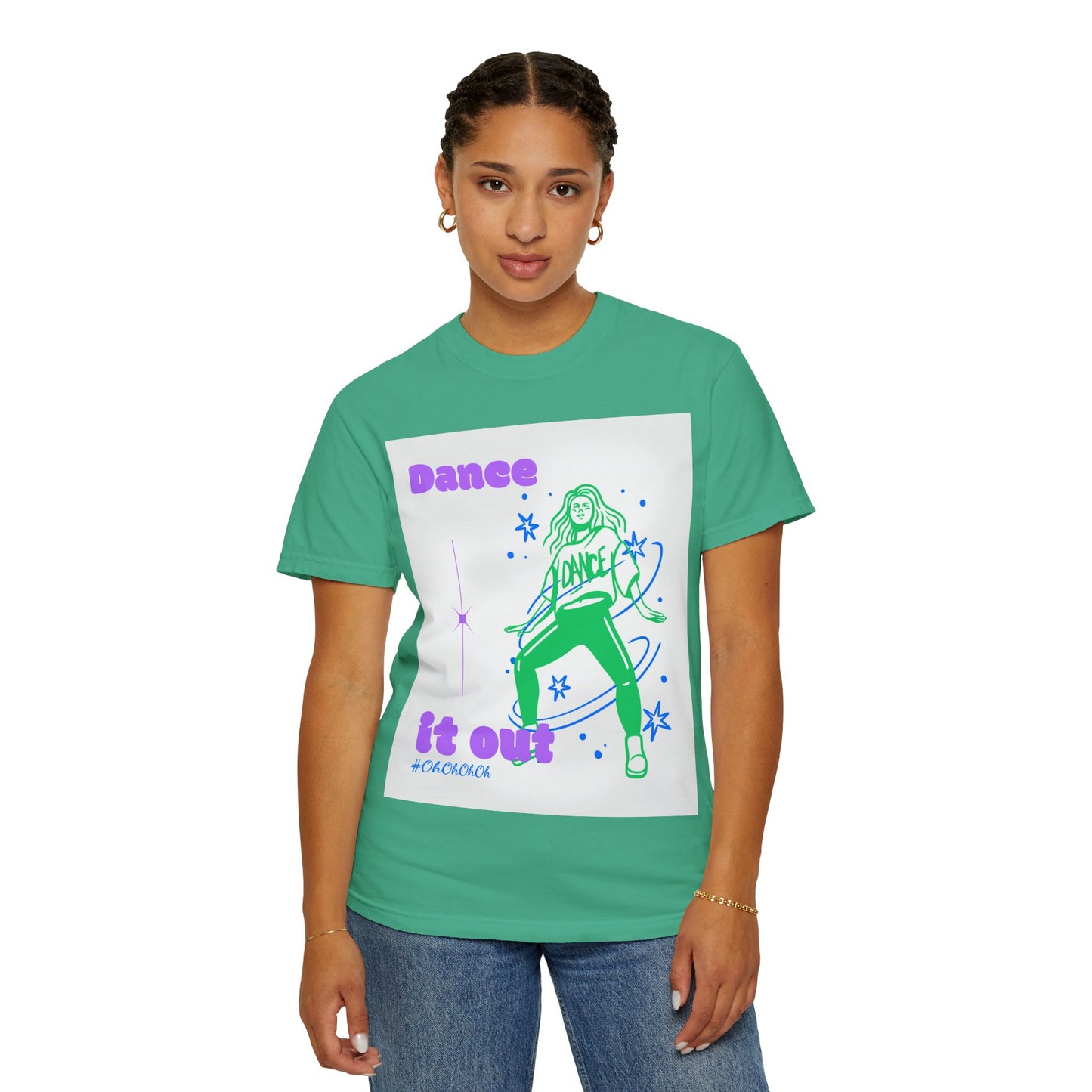 Dance It Out T-Shirt — Retro Neon Dance Graphic Tee