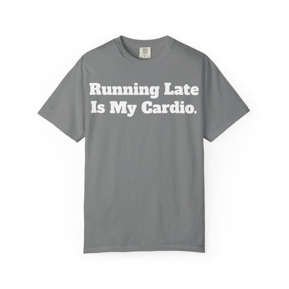 Funny Running Late T-Shirt, Unisex Humor Tee, Perfect Gift for Busy Friends, Casual Outfit, Birthdays, Anniversaries, Everyday Wear