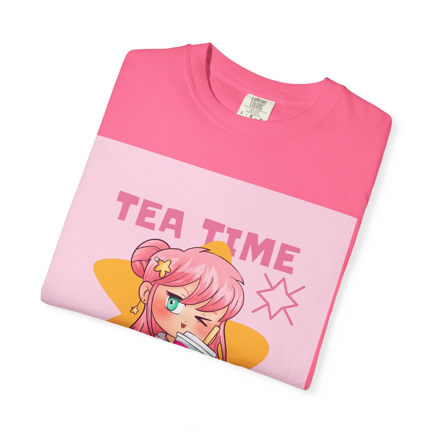 BobbaTea Time Cute Kawaii Anime Girl T-Shirt