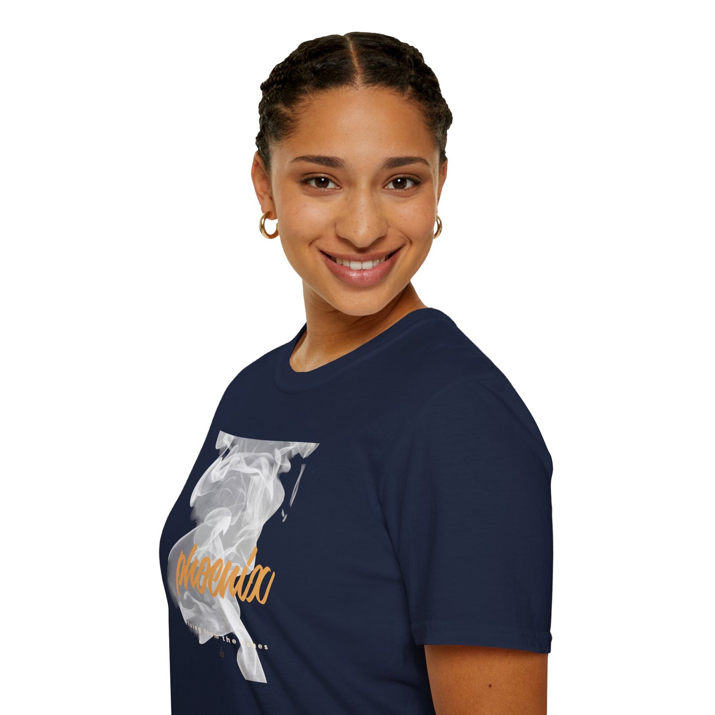 Phoenix Script Marble Graphic T-Shirt